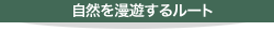 自然を漫遊するルート